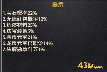 弑之神概率公示